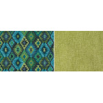 Paletové sedenie Golden Garden GG52 podsedák a vankúš 120cm x 80cm x 15cm zelená vzor